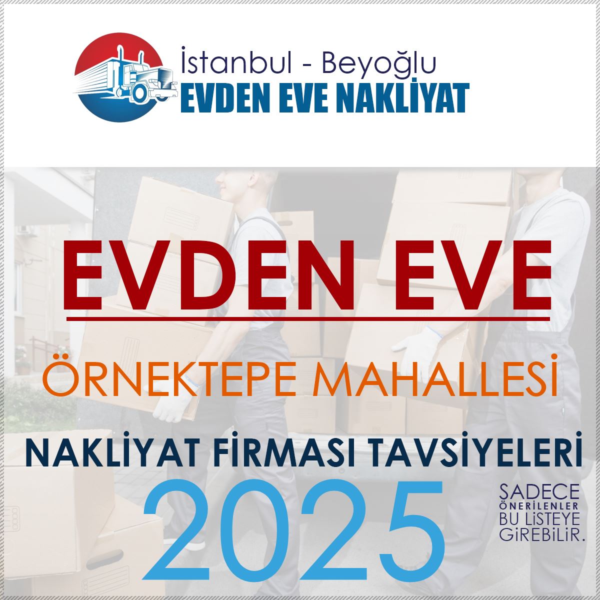 Örnektepe Evden Eve Nakliyat Firmaları